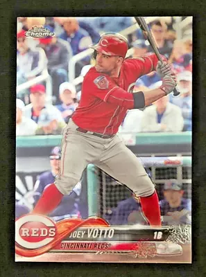 2018 Topps Chrome Base # 123 Joey Votto - Cincinnati Reds • $1.50