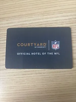 Courtyard Marriott Hotel Room Key Card NFL Logo • $3.99