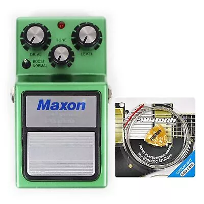 Maxon OD9 Pro+ Overdrive Guitar Effect Pedal Boost Switch Brand New With Strings • $292.09