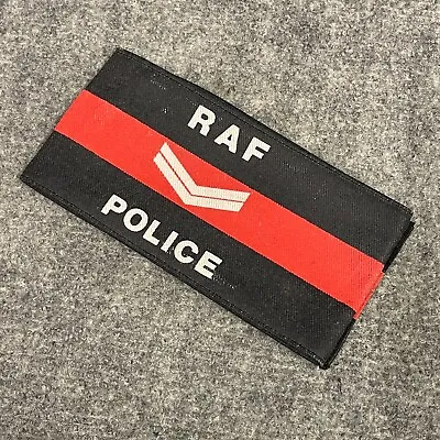 Royal Air Force Police Corporal Armband Black & Red Arm Band Armlet RAF Police • £11.99