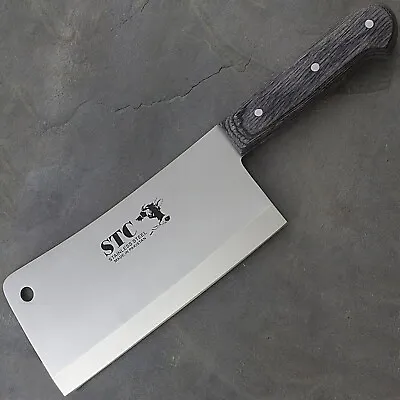 13  MEAT CLEAVER CHEF BUTCHER KNIFE Stainless Steel Chopper Full Tang Kitchen • $14.95