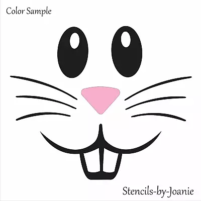6  Bunny Face Stencil Easter Rabbit Spring DIY Cute Porch Boards Craft Signs • $13.95
