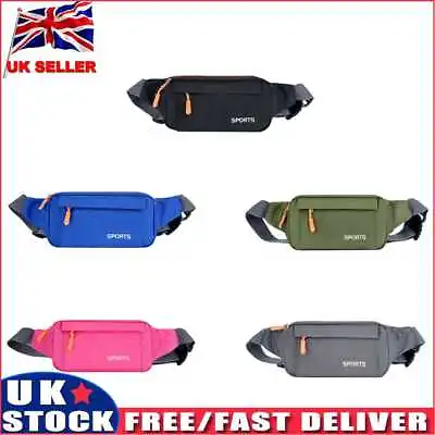 £6.49 • Buy Unisex Casual Waist Bag Waterproof Oxford Sports Casual Fanny Money Belt Pouch