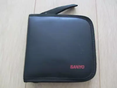 Sanyo CD DVD Game Zipped Carry Case For Car Travel Portable Disc Holder Storage • £4.50