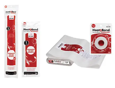£3.95 • Buy HeatnBond Ultra Iron On Adhesive For Badges & To Join Fabrics Various Lengths