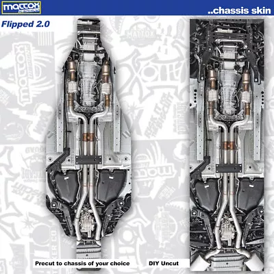 RC Car Chassis Skin  (1) 18mil Outdoor  OR (1) 12mil Indoor-Flipped 2.0 • $17.70