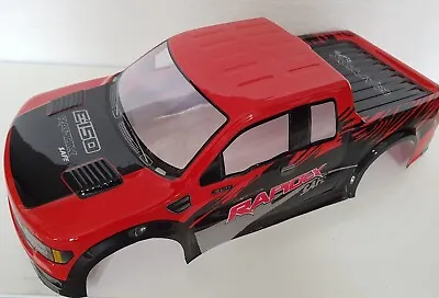 1/10 RC Car 190mm On Road Drift F150 Truck Body Shell Red/Black • £18.99