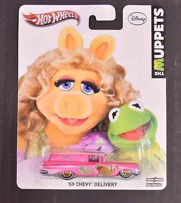 59 Chevy Delivery Miss Piggy & Kermit The Muppets Hot Wheels Pop Culture New • $16