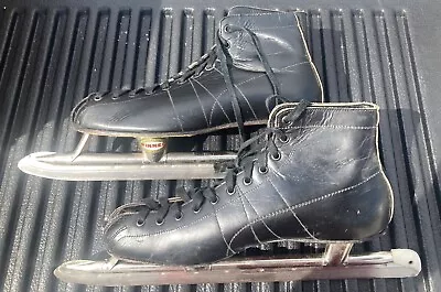 Vintage Planert Bauer Speed Ice Skates Size 10 Retro Racing Skates Canada Made • $49.99