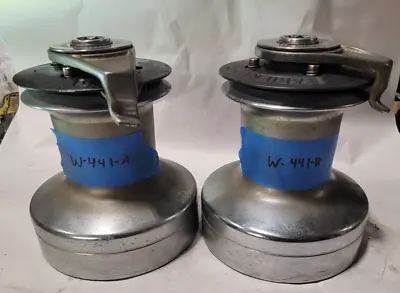 Pair Barient #27 Self Tailing Two Speed Chrome Winches • $1000