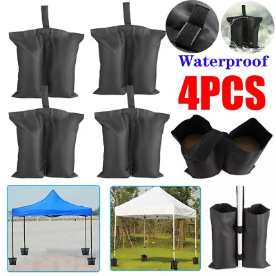 Set Of 4 Garden Gazebo Foot Leg Feet Weights Sand Bags For Marquee Party Tent UK • £8.39