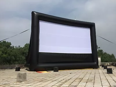 AirAds 40x22ft Inflatable Movie Screen Lycra No Wrinkle Lycra Screen Home Cinema • $8980