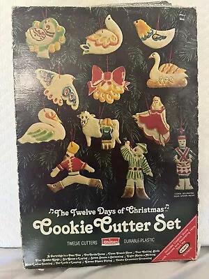 Vintage Cookie Cutter Set  The Twelve Days Of Christmas  By Chilton  • $18.95