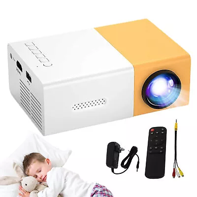 1080P Projector Mini Full HD Projector USB Charging Home Theater Video Projector • $63.29