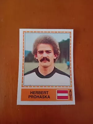 PANINI FOOTBALL ALBUM EUROPA 80 NUMBER 231 Herbert Prohaska New With Velina • £3.76