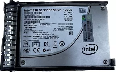 $17.80 • Buy Intel SSD DC S3500 Series 120GB SSD W/Caddy