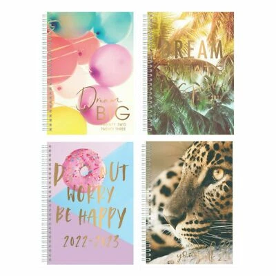 £3.49 • Buy 2022-2023 A5 Hardback Academic Diary Spiral  Week To View  Student Teacher Diary
