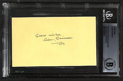 Alec Guinness Star Wars Original Obi-Wan Kenobi Signed Index Card BECKETT • $599.99