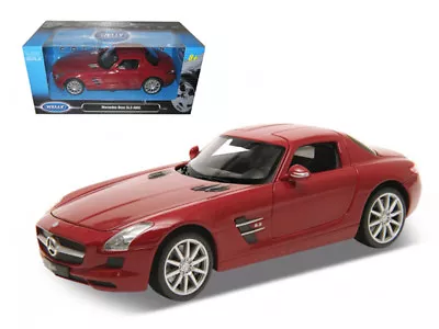 Welly 24025 Mercedes Benz Sls Amg Gullwing 1/24 Diecast Red • $15.70