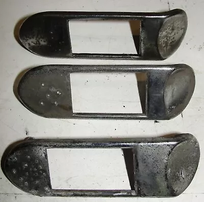 3 X Morris Minor 4dr Saloon Chrome Escutcheons For Door Handles • $25.25