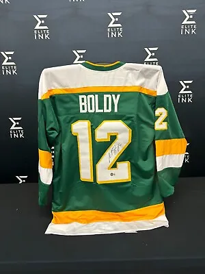 Minnesota Wild Matt Boldy Signed Custom Hockey Jersey Beckett COA • $25