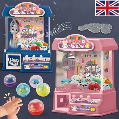 Candy Grabber Doll Machine With Claw Fairground Joystick Game Sweets Light Music • £25.89