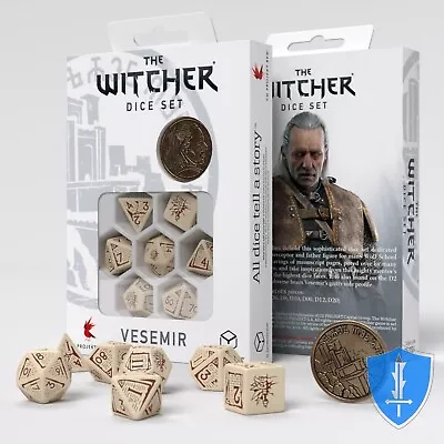 Q-Workshop The Witcher Vesemir - The Old Wolf Dice Set (8) D&D RPG • $15