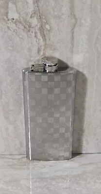Visol Mate Checker Design Stainless Steel 5oz Hip Flask • $12.50