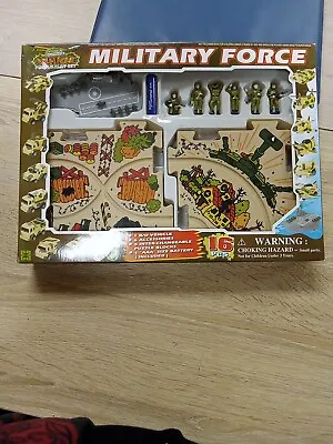 Military Force Vehicle Puzzle Play Set Battery Operated  • $20