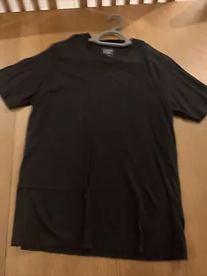 £3.49 • Buy Mens Clothes Size Small Urban Spirit Black Cotton Short Sleeved T-shirt Top