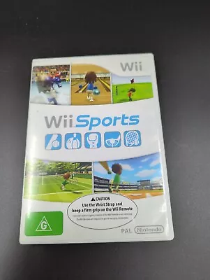 Wii Sports + Manual (Nintendo Wii) FAST FREE POST • $12.95