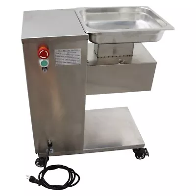 15mm QE Commercial Meat Cutting Machine 500KG/H Stainles Meat Slicer 550W Power • $887.25