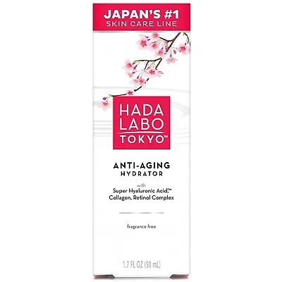 Hada Labo Tokyo Anti-Aging Hydrator W Super Hyaluronic Acid Collagen Retinol • $15.99