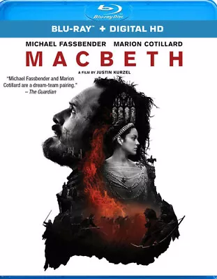 Macbeth (Blu-ray 2015) Michael Fassbender (Only The Blu-ray Disc) • $8.99