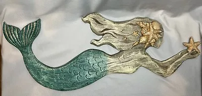 Swimming Mermaid Wall Decor - 20 In X 8 In • $64.99