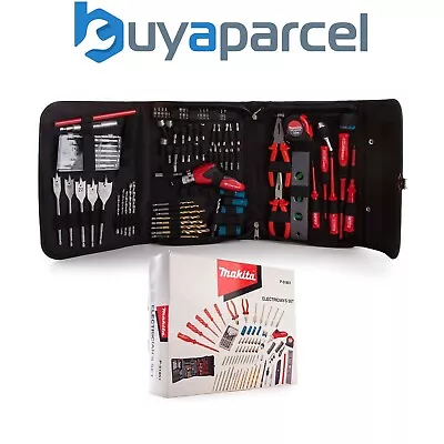 Makita 95 Piece Electricians Tool Kit Drill Screwdriver Pliers 1000W + Pouch  • £53.99