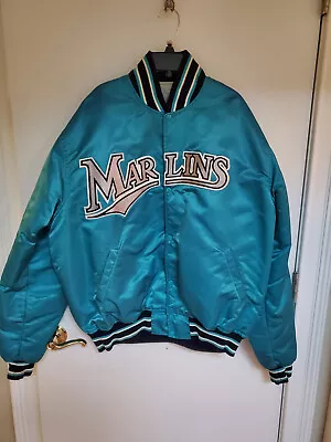 Florida Marlins 1993 MLB Starter Jacket 90's Vintage XL • $300