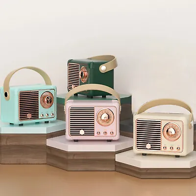 Wireless Retro Speaker With Old Fashioned Classic Style Strong Bass Enhancement • $24.80