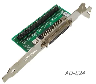 HPDB50 Female External Connector To IDC50 Male Internal Connector SCSI Adapter • $11.95