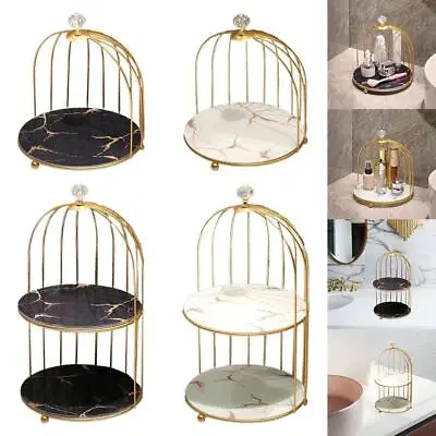 £28.06 • Buy Bird Cage Desk Perfume Rack Organizer Dresser Makeup Jewelry Stand Shelf