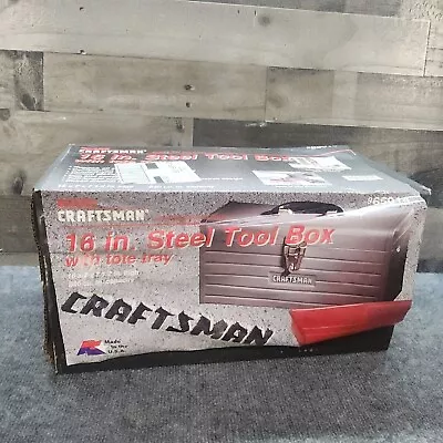 Vintage Sears Craftsman Tool Box Made In USA Still In Box Unopened Shop Décor • $79.99