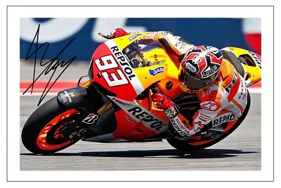 Marc Marquez Signed Photo Print Autograph Moto Gp • £6.90