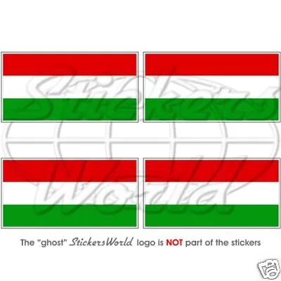 £3.01 • Buy HUNGARY Hungarian Flag 5cm Magyar Bumper-Helmet Sticker