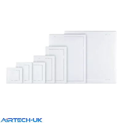 Access Panel White Inspection Hatch Plastic Revision Door 150mm 200mm 250mm New • £10.87