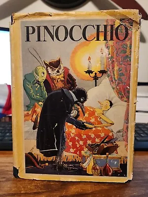 PINOCCHIO C Collodi And Maud & Miska Petersham 1932 Hardcover W/ Dust Jacket • $12.99