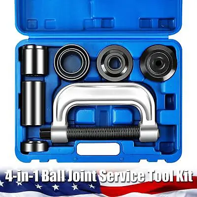 OMT Heavy Duty 4 In 1 Ball Joint Press & U Joint Removal Tool Kit W 4x4 Adapters • $44.93