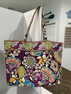 Vera Bradley Grand Tote Plum Crazy Pattern ( Retired) • $65