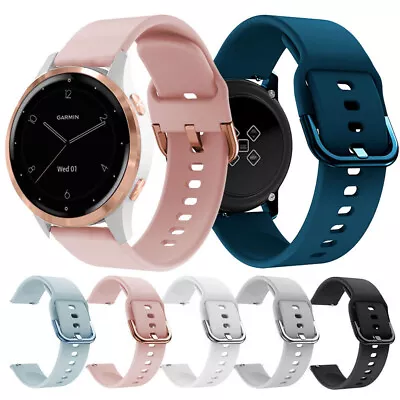 18mm Quick Release Watch Band Strap For Garmin Vivoactive 4S Vivomove 3S Venu 2S • $7.59