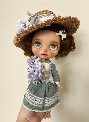 Blythe Doll Clothes -- Violet Hydrangea & Vintage Summer Dress Set (OOAK) • $99