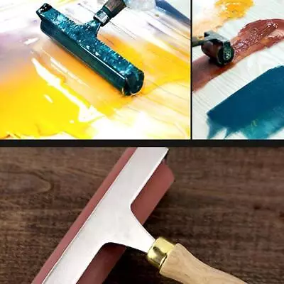 Hard Rubber Roller Printing Ink Lino Art Printing Stamping Craft Tool • £11.23